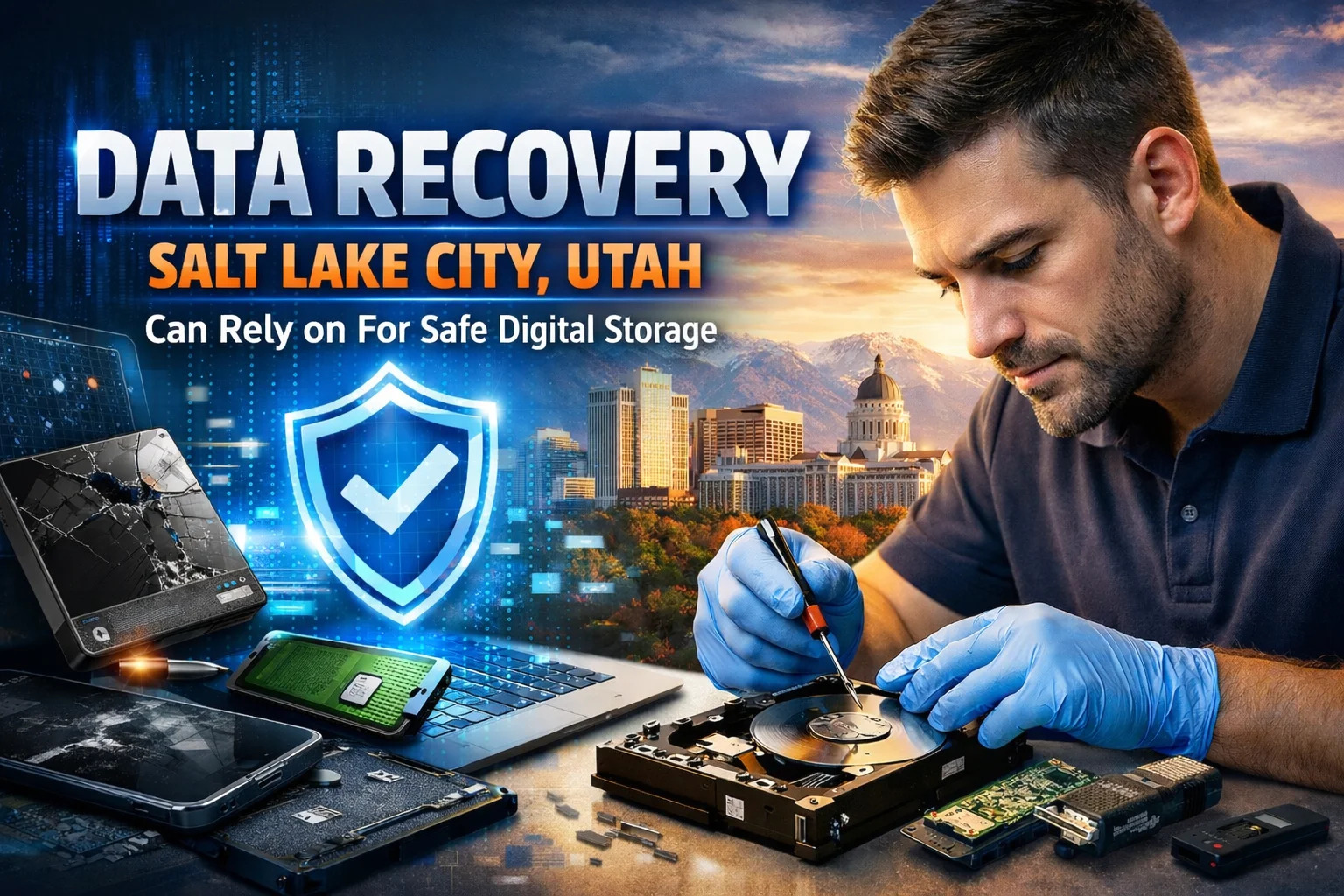 Data Recovery Salt Lake City Utah Can Rely on For Safe Digital Storage